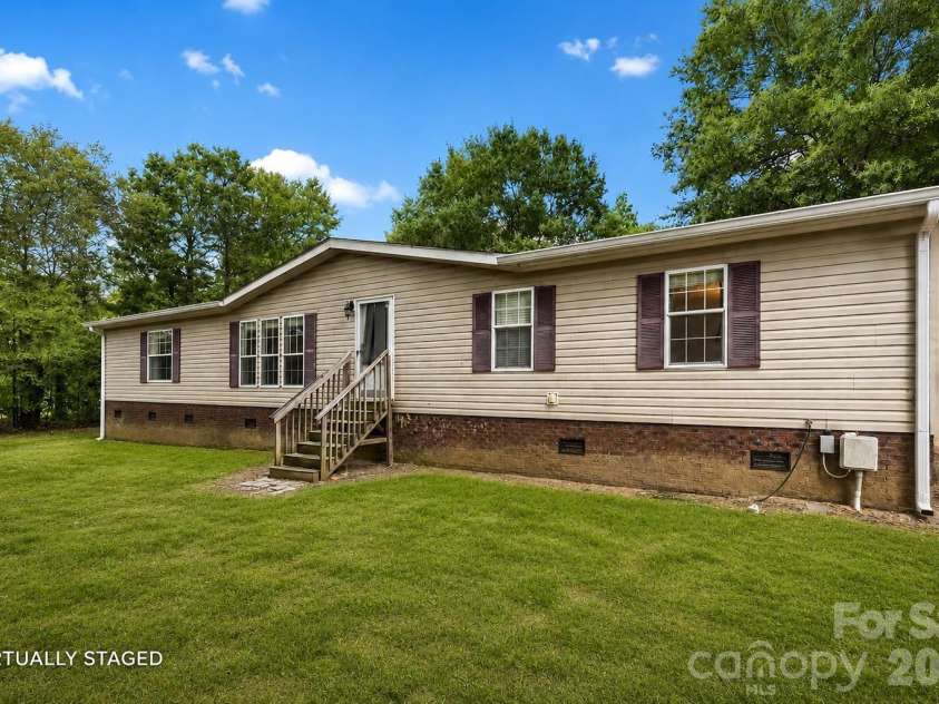 124 Lee Street, Richfield, NC 28137.  MLS# CAR4399770, YatesRealty ID 35135. Exterior Virtually Staged