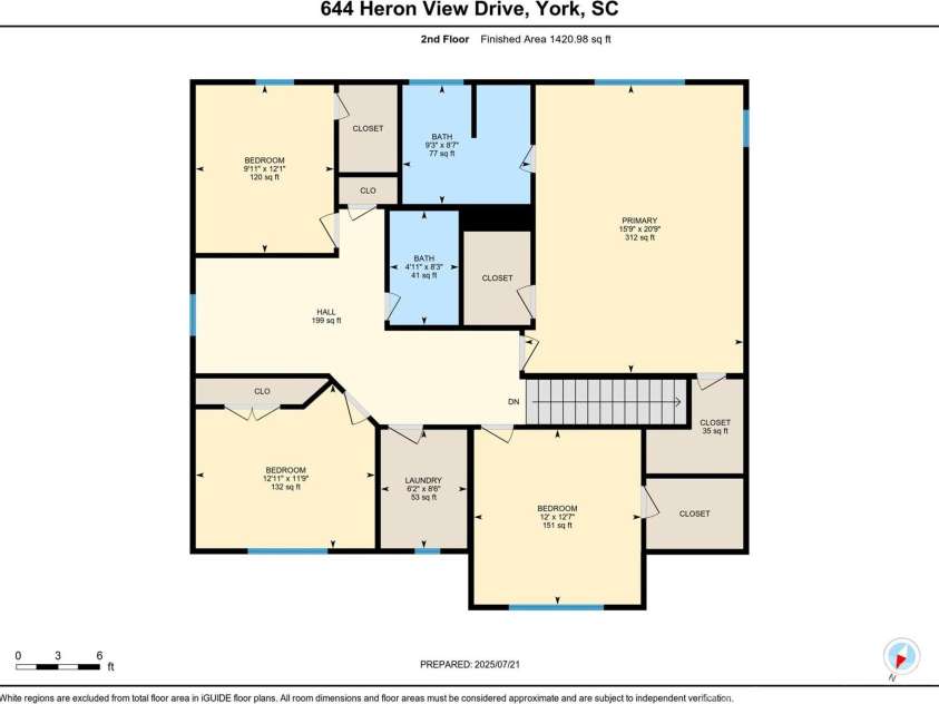 644 Heron View Drive, York, SC 29745.  MLS# CAR4286952, YatesRealty ID 35136. 