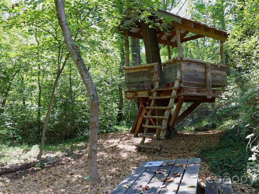 5 Orrinel Way, Asheville, NC 28806.  MLS# CAR4294195, YatesRealty ID 35139. Tree House and Picnic Area for Leisure Time