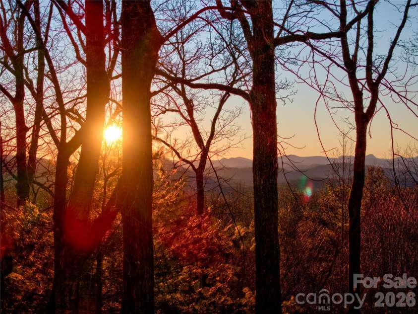 287 Dvdisdi Court, Brevard, NC 28712.  MLS# CAR4358240, YatesRealty ID 35141. Sunset