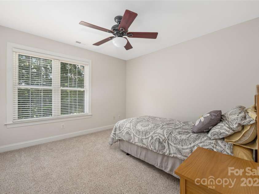 9603 Devonshire Drive, Huntersville, NC 28078.  MLS# CAR4292851, YatesRealty ID 35141. Bedroom 4. Upstairs.  Auxillary bedrooms are all nicely sized.
