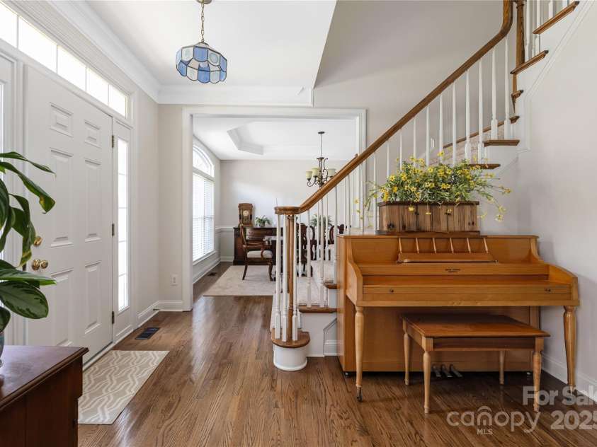 9603 Devonshire Drive, Huntersville, NC 28078.  MLS# CAR4292851, YatesRealty ID 35141. Hardwoods throughout the main level with the exception of the carpeted guest room