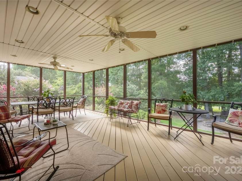 9603 Devonshire Drive, Huntersville, NC 28078.  MLS# CAR4292851, YatesRealty ID 35141. This is practically a 10 months out of the year  room in LKN!  Fans and a heater make this a wonderful place to start and end your days!