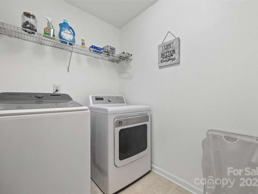 1805 Crabapple Tree Lane, Charlotte, NC 28214.  MLS# CAR4293333, YatesRealty ID 35144. Laundry room, upstairs