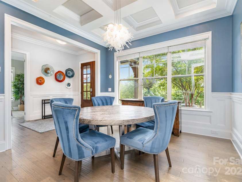 6211 Jepson Court, Charlotte, NC 28214.  MLS# CAR4293083, YatesRealty ID 35158. Dining room with a doorway to the kitchen
