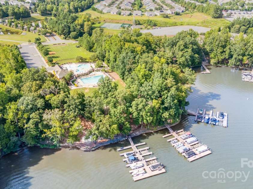 6211 Jepson Court, Charlotte, NC 28214.  MLS# CAR4293083, YatesRealty ID 35158. View of Lake Wylie and boat storage area.