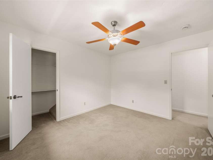 8 Wedgewood Drive, Mills River, NC 28759.  MLS# CAR4398096, YatesRealty ID 35159. Bedroom 2 with walk in closet