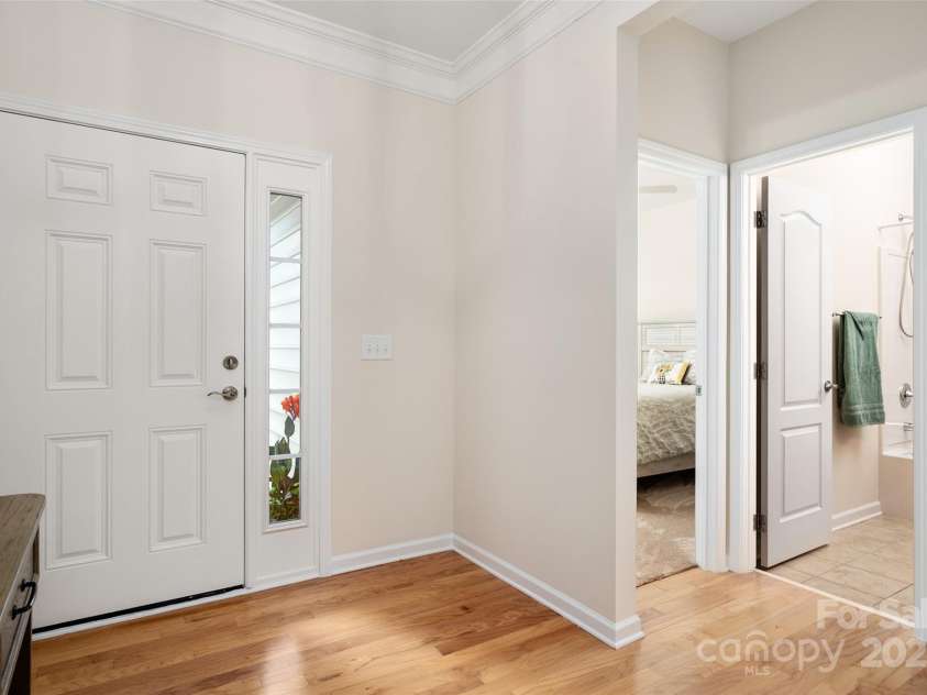 2050 Aberdeen Lane, Indian Land, SC 29707.  MLS# CAR4294584, YatesRealty ID 35161. Foyer with Hardwoods