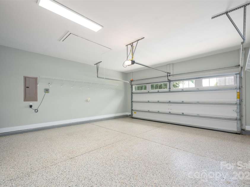 2050 Aberdeen Lane, Indian Land, SC 29707.  MLS# CAR4294584, YatesRealty ID 35161. Fully finished and painted double car garage with Epoxy