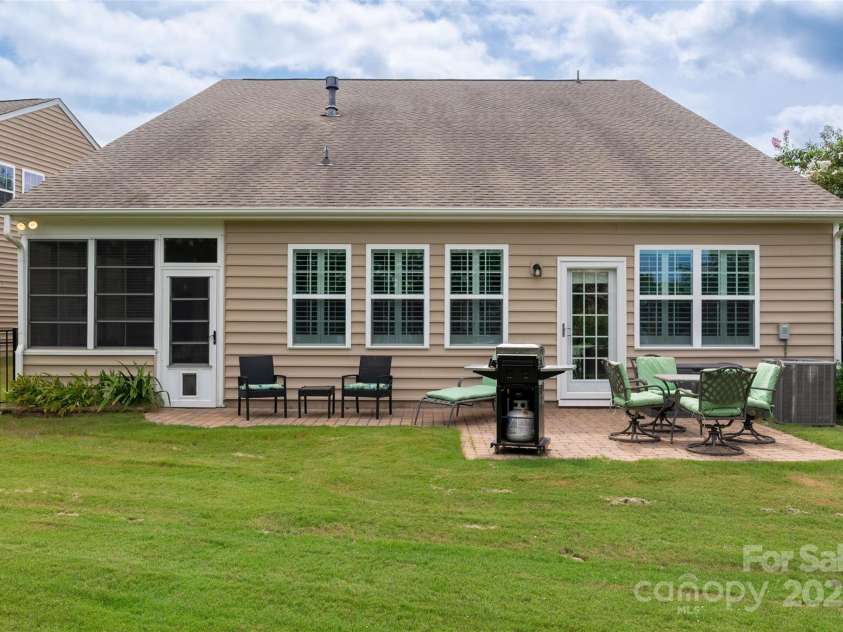 2050 Aberdeen Lane, Indian Land, SC 29707.  MLS# CAR4294584, YatesRealty ID 35161. Large flat rear fenced yard