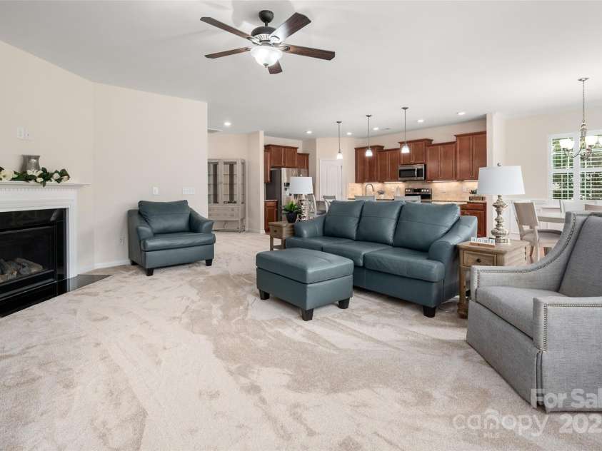 2050 Aberdeen Lane, Indian Land, SC 29707.  MLS# CAR4294584, YatesRealty ID 35161. Open Floor plan spacious Family Room ideal for entertaining