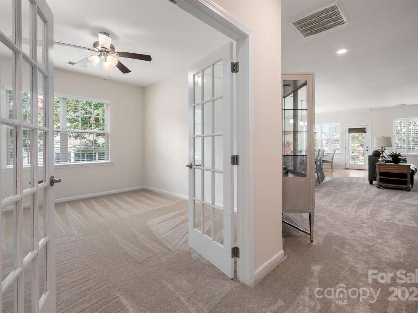 2050 Aberdeen Lane, Indian Land, SC 29707.  MLS# CAR4294584, YatesRealty ID 35161. Study With French Doors