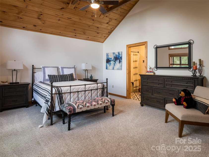 82 Gadohi Trail, Maggie Valley, NC 28751.  MLS# CAR4283632, YatesRealty ID 35163. Primary bedroom #2