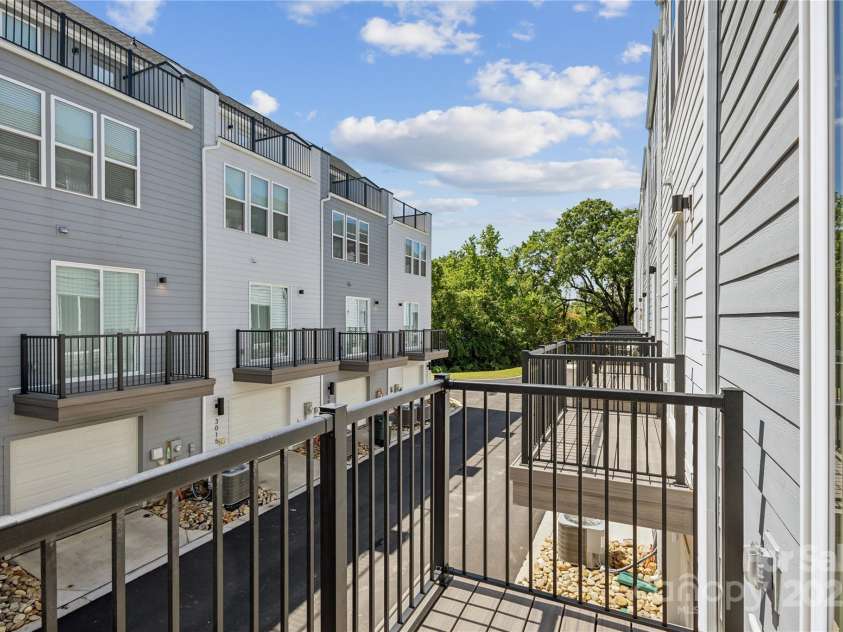 2013 Clarksdale Drive, Charlotte, NC 28206.  MLS# CAR4254067, YatesRealty ID 35166. Main Floor Balcony