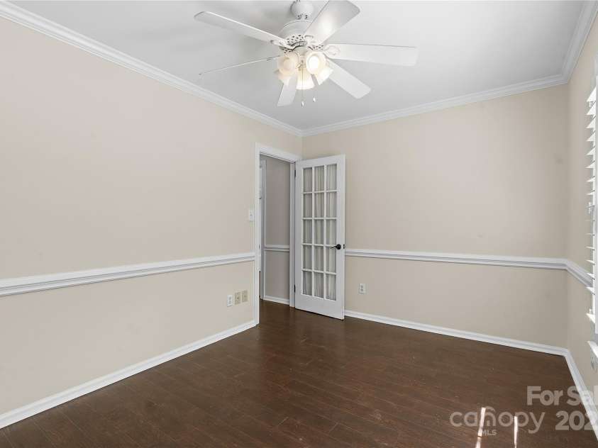 2359 Fernridge Lane, Matthews, NC 28105.  MLS# CAR4296338, YatesRealty ID 35175. Another view of dining room or office