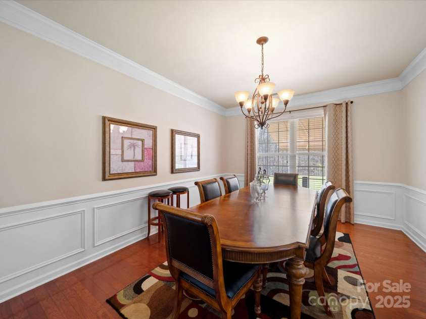 7719 Whisperingwood Drive, Harrisburg, NC 28075.  MLS# CAR4237557, YatesRealty ID 3519. Formal Dinning