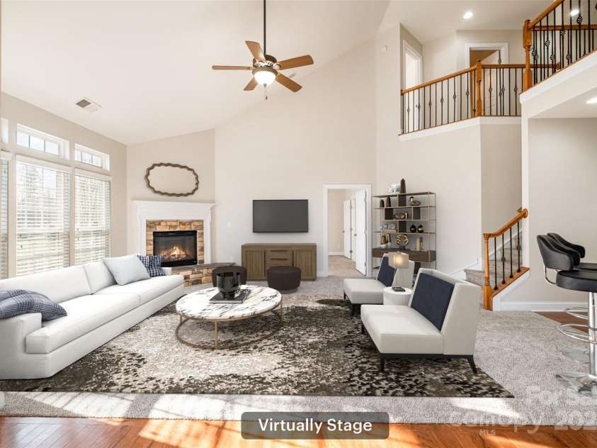 10142 Linksland Drive, Huntersville, NC 28078.  MLS# CAR4224492, YatesRealty ID 35193. 