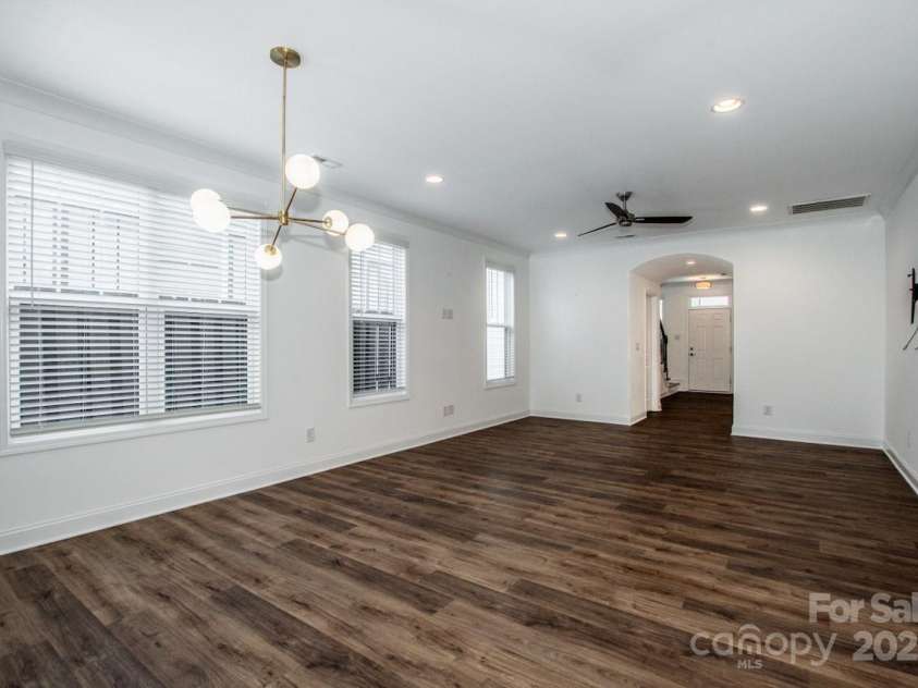 108 Certificate Street, Mooresville, NC 28117.  MLS# CAR4295632, YatesRealty ID 35195. Living room View to front door