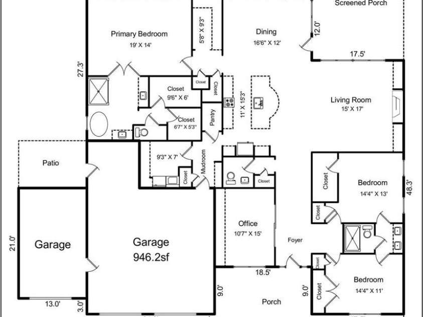 11926 Tree Sparrow Road, Charlotte, NC 28278.  MLS# CAR4297013, YatesRealty ID 35212. 