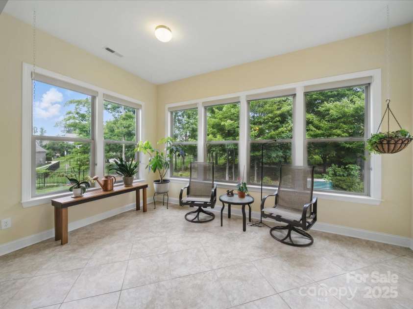 1004 Fairbanks Court, Indian Trail, NC 28079.  MLS# CAR4262755, YatesRealty ID 35214. Sunroom