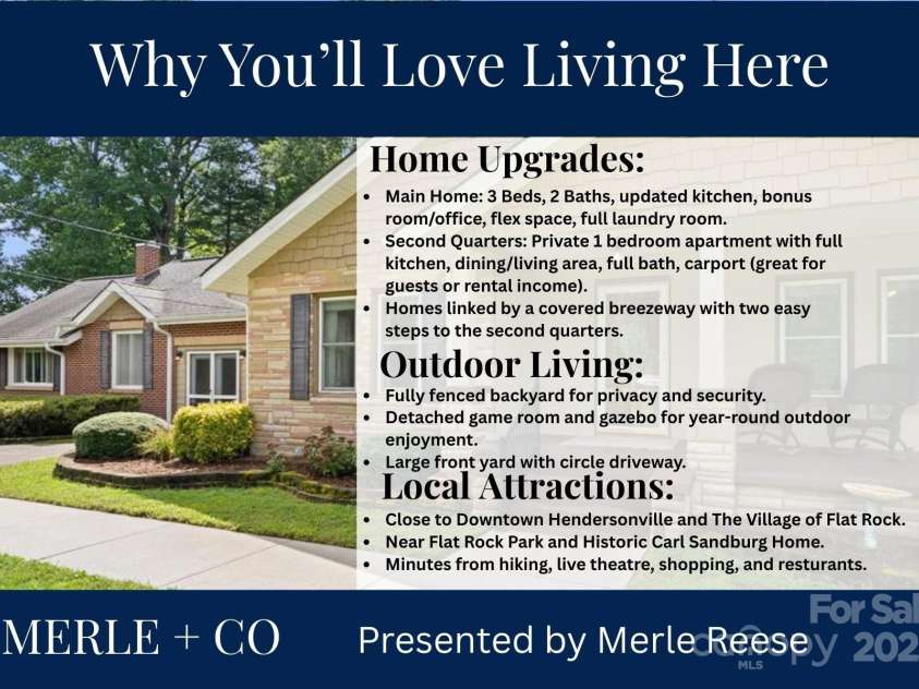 429 Brooklyn Avenue, Hendersonville, NC 28792.  MLS# CAR4289164, YatesRealty ID 35219. 