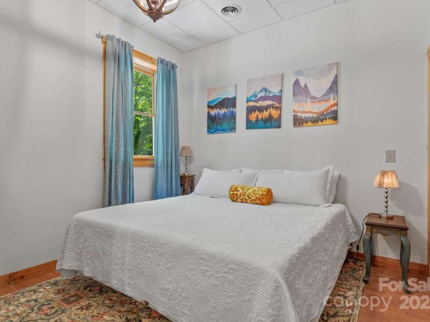 230 Mallard Road, Lake Lure, NC 28746.  MLS# CAR4272686, YatesRealty ID 35223. King bed