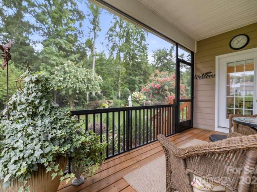 825 Spelman Drive, Indian Land, SC 29707.  MLS# CAR4289548, YatesRealty ID 35229. Screened-in Porch