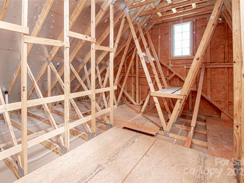 1045 Princeton Drive, Indian Land, SC 29707.  MLS# CAR4286861, YatesRealty ID 35232. Large attic storage in garage