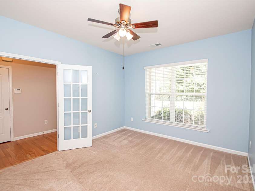 1045 Princeton Drive, Indian Land, SC 29707.  MLS# CAR4286861, YatesRealty ID 35232. Office with French doors