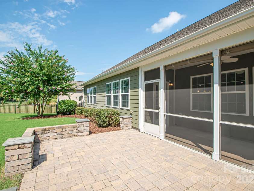 1045 Princeton Drive, Indian Land, SC 29707.  MLS# CAR4286861, YatesRealty ID 35232. Screened porch and patio