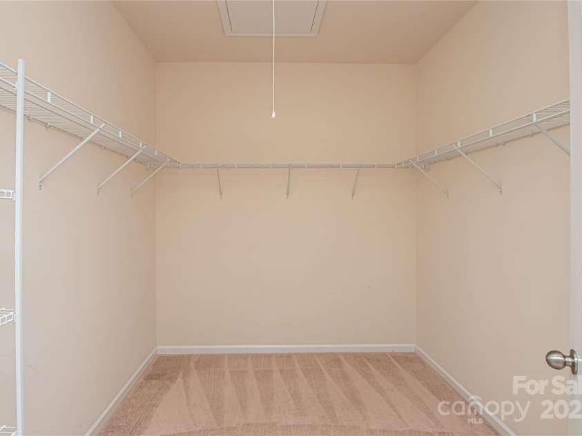1045 Princeton Drive, Indian Land, SC 29707.  MLS# CAR4286861, YatesRealty ID 35232. Walk-in primary bedroom closet