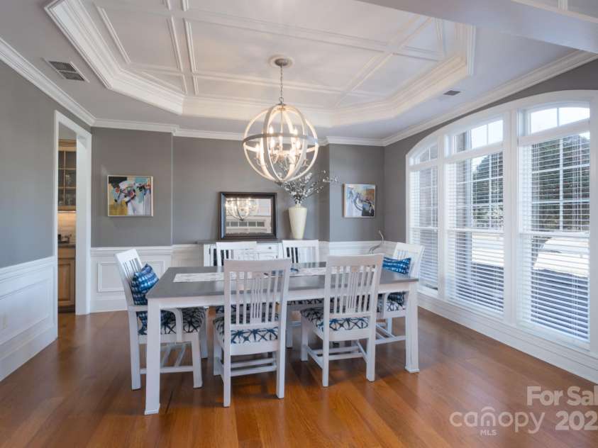 10005 Chimney Drive, Waxhaw, NC 28173.  MLS# CAR4235239, YatesRealty ID 3524. Main Level Front Dining Room