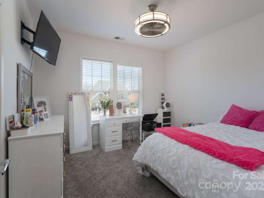 10005 Chimney Drive, Waxhaw, NC 28173.  MLS# CAR4235239, YatesRealty ID 3524. Upper Level Secondary Bedroom