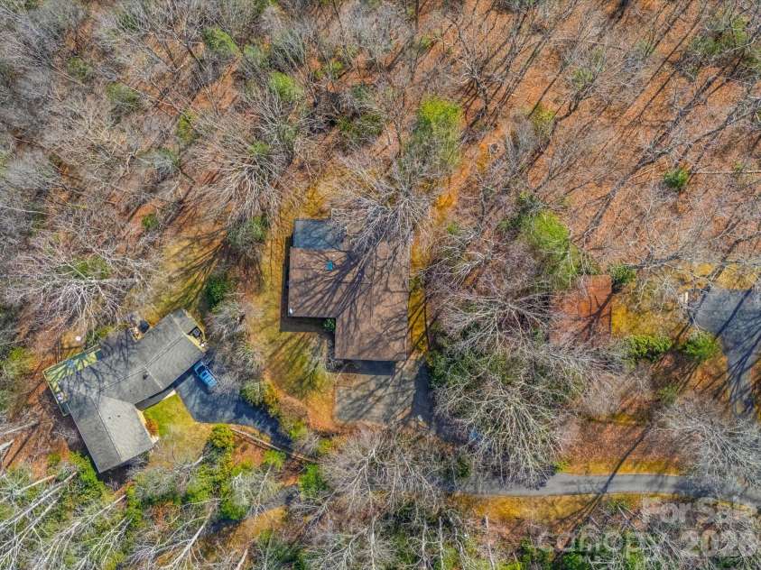 200 Canterbury Road, Cullowhee, NC 28723.  MLS# CAR4350143, YatesRealty ID 3524. Birds eye view 
