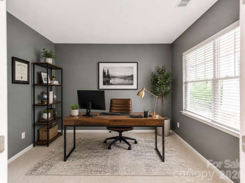 10333 Misty Moss Court, Mint Hill, NC 28227.  MLS# CAR4375838, YatesRealty ID 35242. Virtually Staged Office