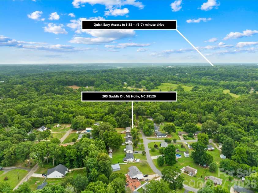 205 Gaddis Drive, Mount Holly, NC 28120.  MLS# CAR4393713, YatesRealty ID 35243. 