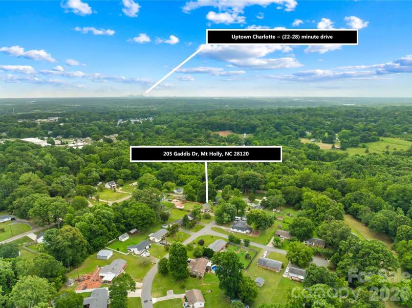 205 Gaddis Drive, Mount Holly, NC 28120.  MLS# CAR4393713, YatesRealty ID 35243. 