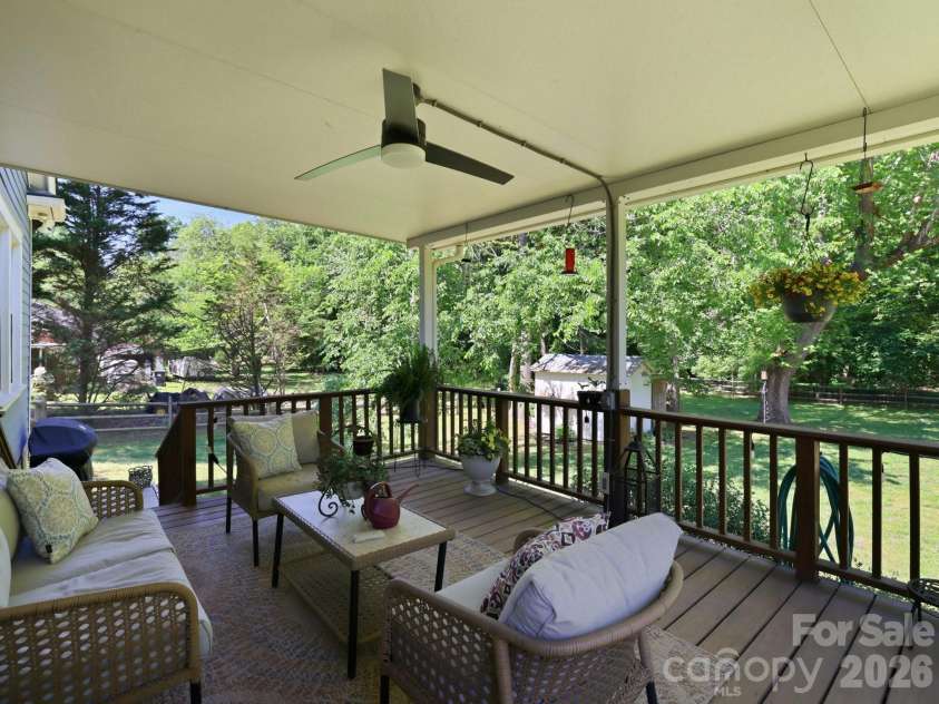 1203 Old Nation Road, Fort Mill, SC 29715.  MLS# CAR4376720, YatesRealty ID 35252. Large covered back deck