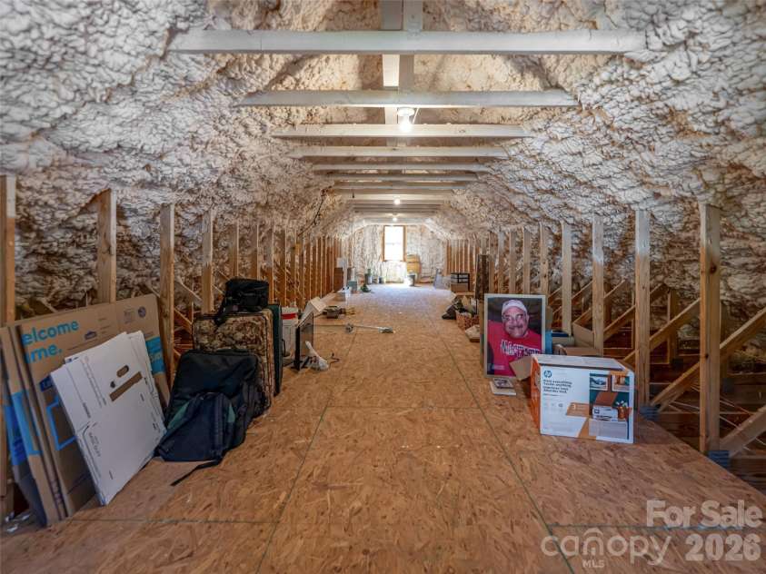 51 Verde Drive, Asheville, NC 28806.  MLS# CAR4400901, YatesRealty ID 35255. Walk-Up Storage Attic with Hoist