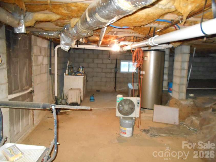 18 Herron Street, Black Mountain, NC 28711.  MLS# CAR4357548, YatesRealty ID 35259. Basement