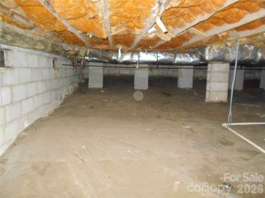 18 Herron Street, Black Mountain, NC 28711.  MLS# CAR4357548, YatesRealty ID 35259. Basement crawl space
