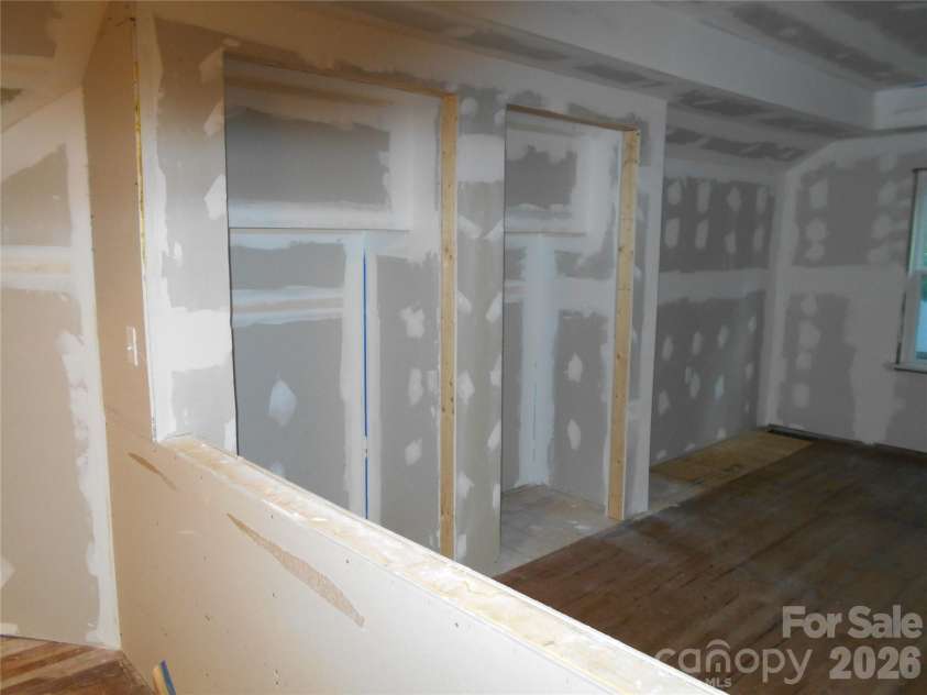 18 Herron Street, Black Mountain, NC 28711.  MLS# CAR4357548, YatesRealty ID 35259. Upper floor closets ready to be finished