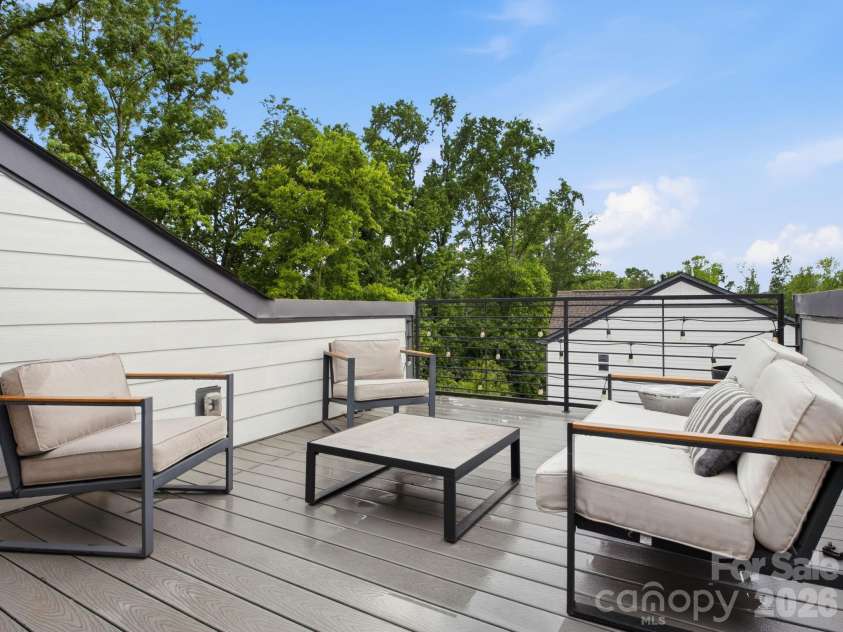 14010 Loyola Ridge Drive, Charlotte, NC 28277.  MLS# CAR4385218, YatesRealty ID 35265. Rooftop Patio