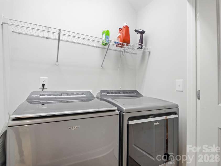 14010 Loyola Ridge Drive, Charlotte, NC 28277.  MLS# CAR4385218, YatesRealty ID 35265. Upstairs Laundry