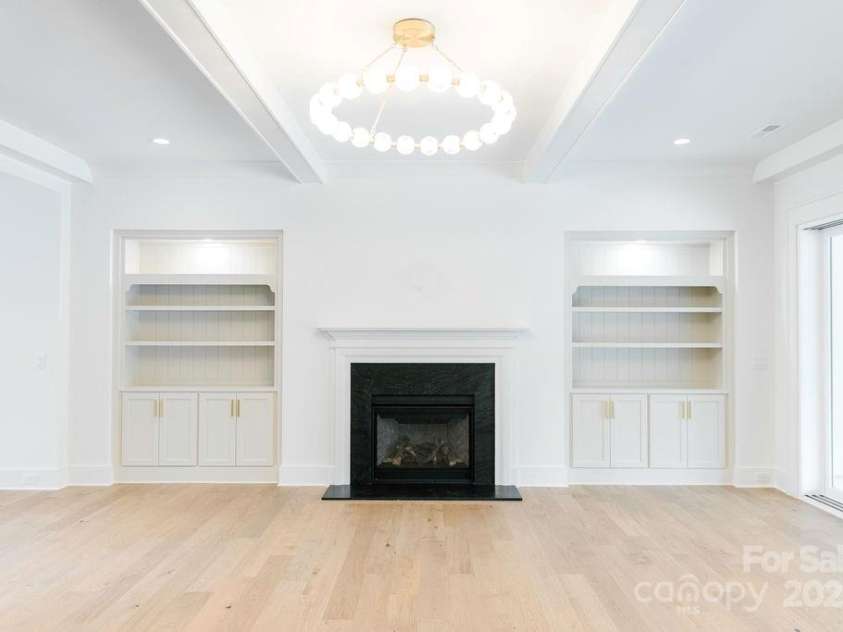 1420 Bevis Drive, Charlotte, NC 28209.  MLS# CAR4291291, YatesRealty ID 35269. Similar Family Room Visual from previous build by Barringer Homes.*Provided for Visual representation Only