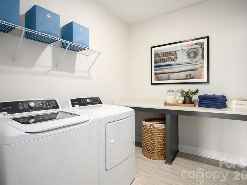 3244 Gavin Lane, Harrisburg, NC 28075.  MLS# CAR4391615, YatesRealty ID 35273. Laundry