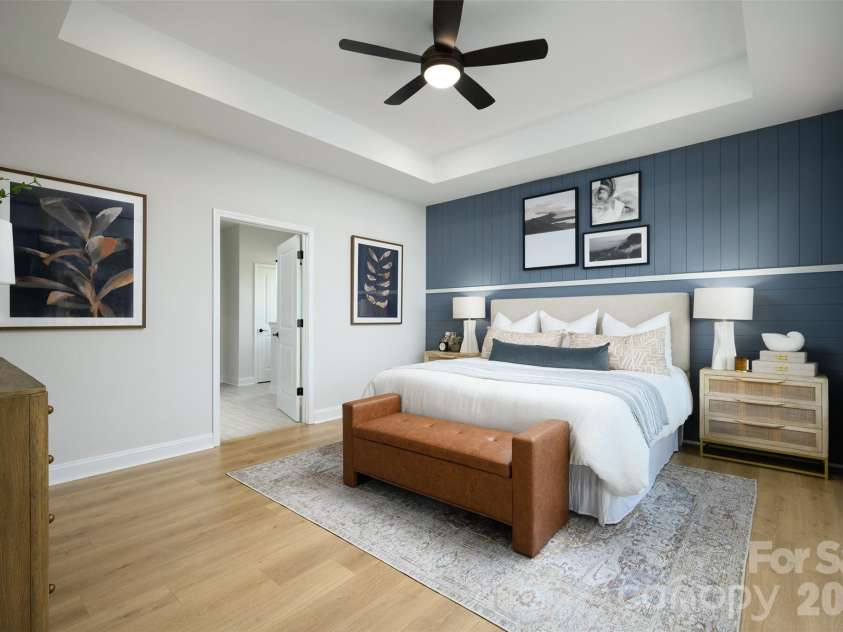 3244 Gavin Lane, Harrisburg, NC 28075.  MLS# CAR4391615, YatesRealty ID 35273. Primary Bedroom
