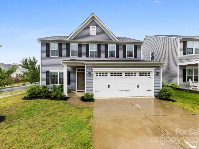 1022 Hinson Forest Road, Indian Trail, NC 28110.  MLS# CAR4264968, YatesRealty ID 35289. Corner Lot - 2 Car Garage, Covered Front Porch