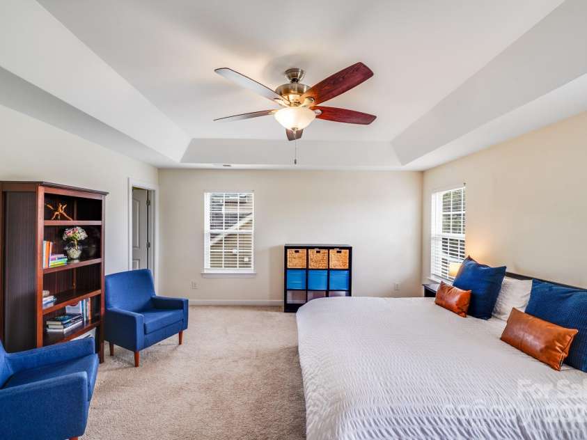 497 Dockside Lane, Concord, NC 28027.  MLS# CAR4288072, YatesRealty ID 35295. Primary Bedroom