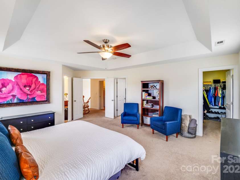 497 Dockside Lane, Concord, NC 28027.  MLS# CAR4288072, YatesRealty ID 35295. Primary Bedroom